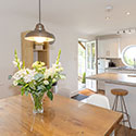Dining area looking towards the kitchen