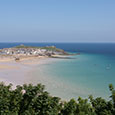 looking over st ives cornwall